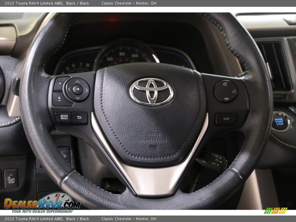 2013 Toyota RAV4 Limited AWD Black / Black Photo #7