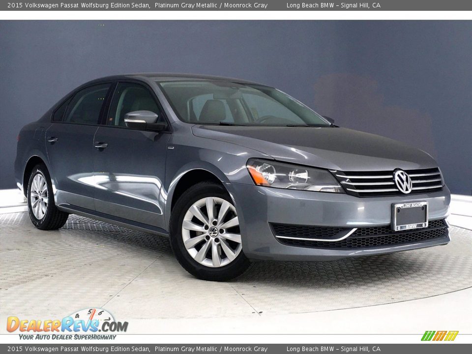 2015 Volkswagen Passat Wolfsburg Edition Sedan Platinum Gray Metallic / Moonrock Gray Photo #36