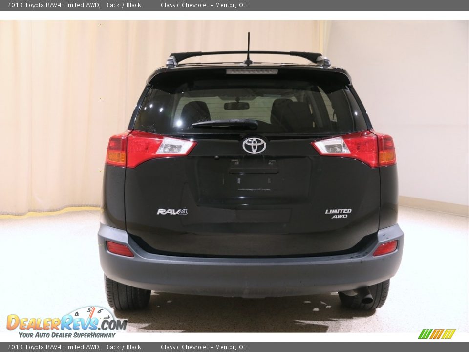 2013 Toyota RAV4 Limited AWD Black / Black Photo #18