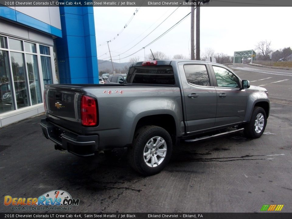 2018 Chevrolet Colorado LT Crew Cab 4x4 Satin Steel Metallic / Jet Black Photo #3