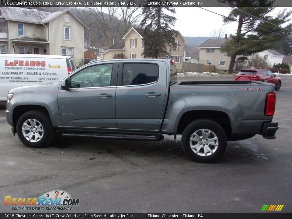 2018 Chevrolet Colorado LT Crew Cab 4x4 Satin Steel Metallic / Jet Black Photo #5