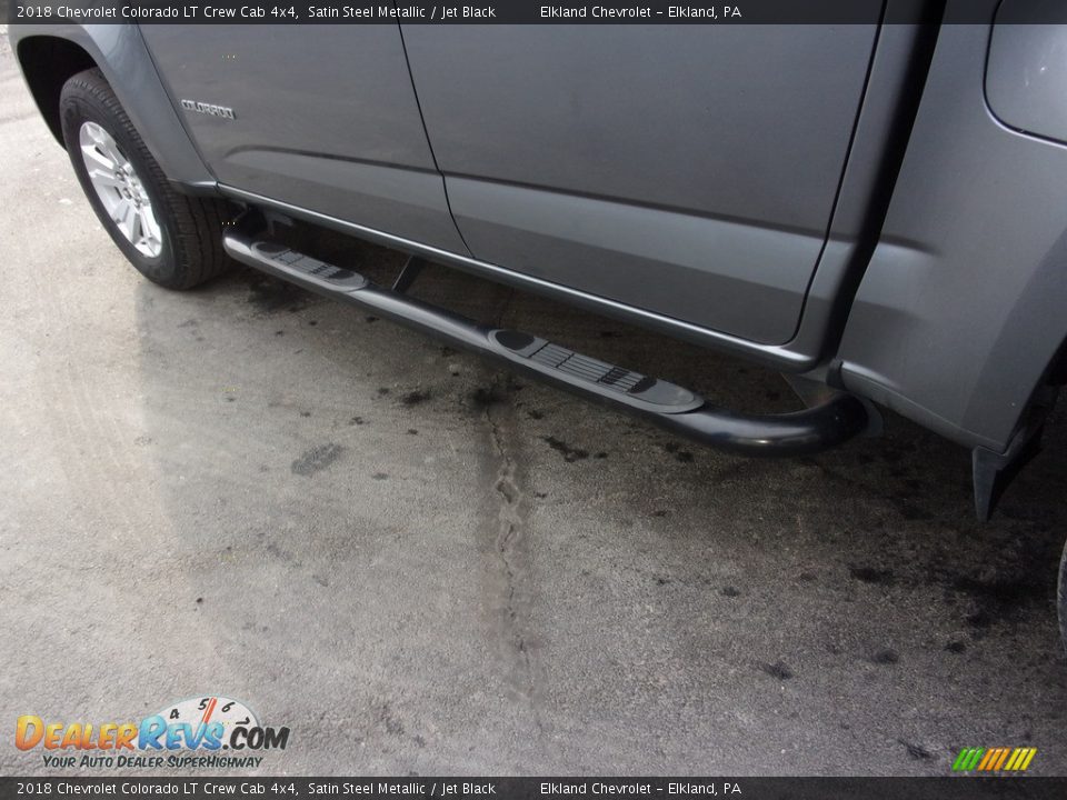 2018 Chevrolet Colorado LT Crew Cab 4x4 Satin Steel Metallic / Jet Black Photo #12