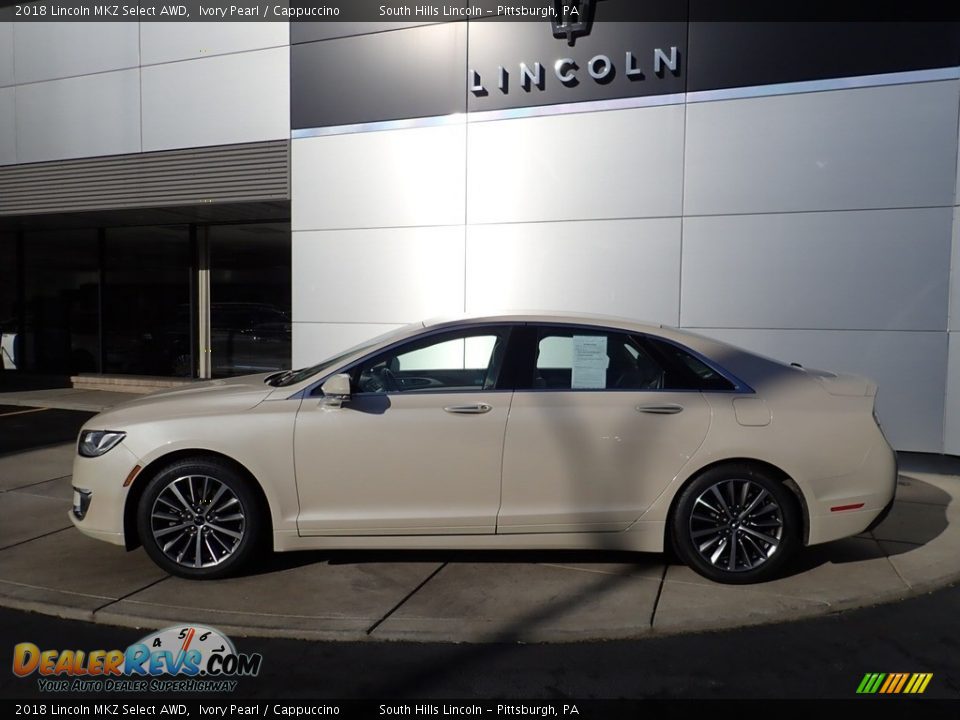 2018 Lincoln MKZ Select AWD Ivory Pearl / Cappuccino Photo #2