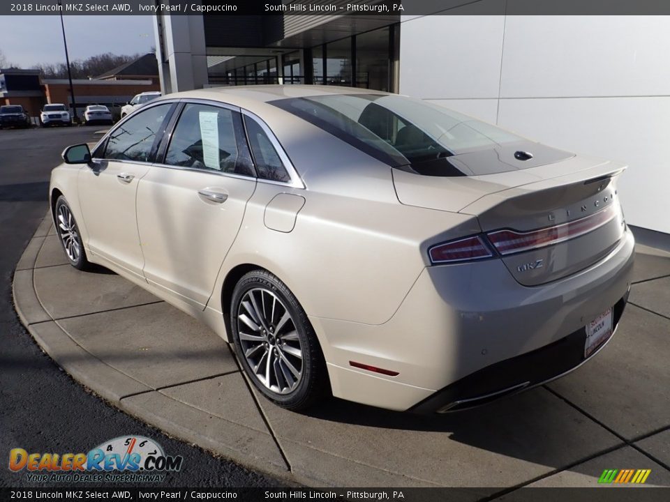 2018 Lincoln MKZ Select AWD Ivory Pearl / Cappuccino Photo #3