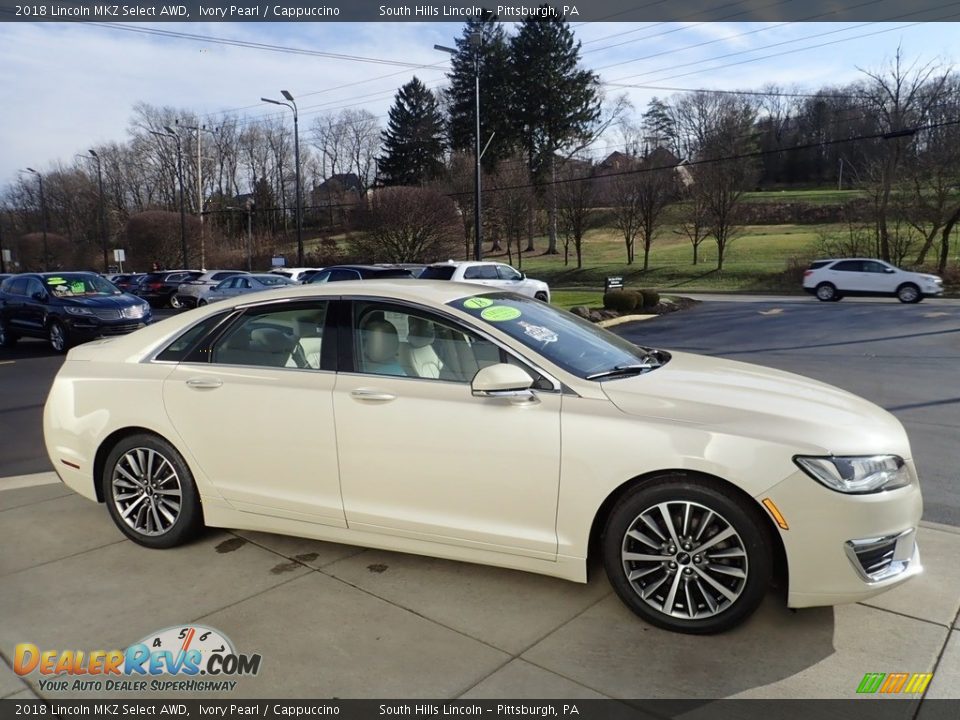 2018 Lincoln MKZ Select AWD Ivory Pearl / Cappuccino Photo #7