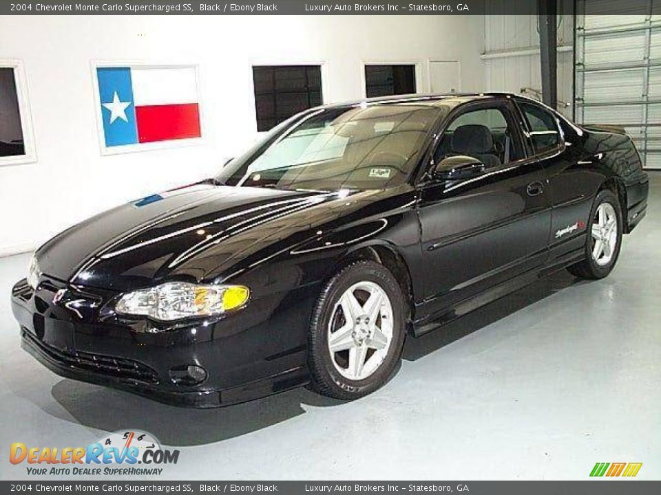 2004 Chevrolet Monte Carlo Supercharged SS Black / Ebony Black Photo #8