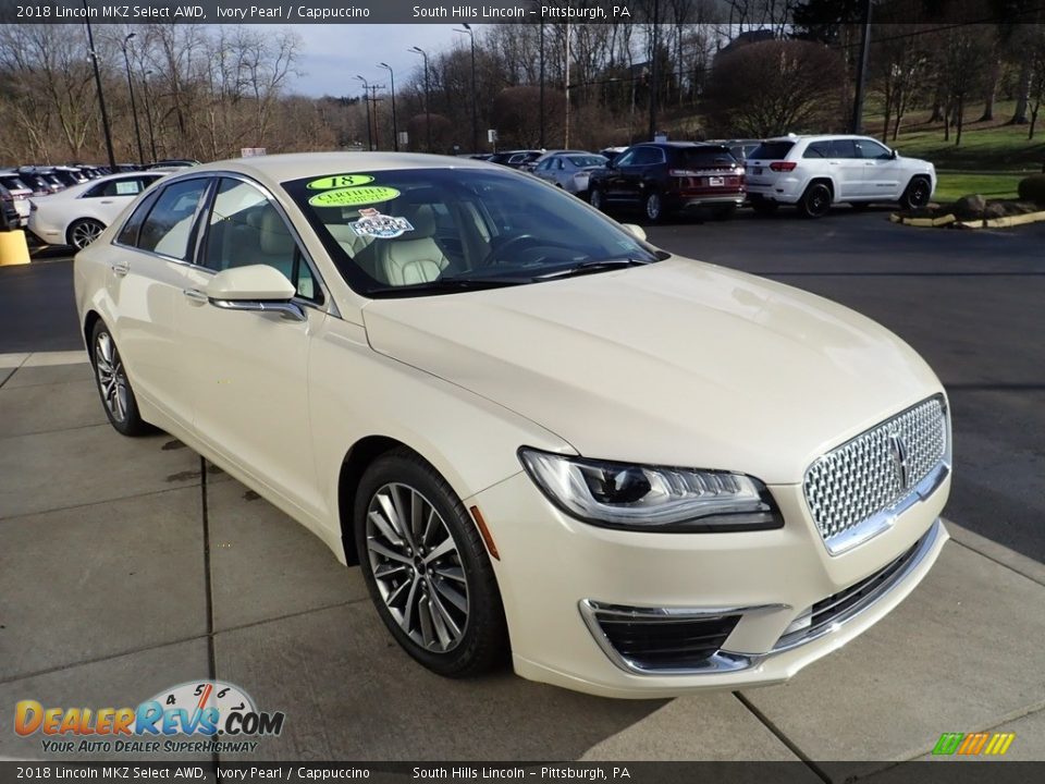 2018 Lincoln MKZ Select AWD Ivory Pearl / Cappuccino Photo #8