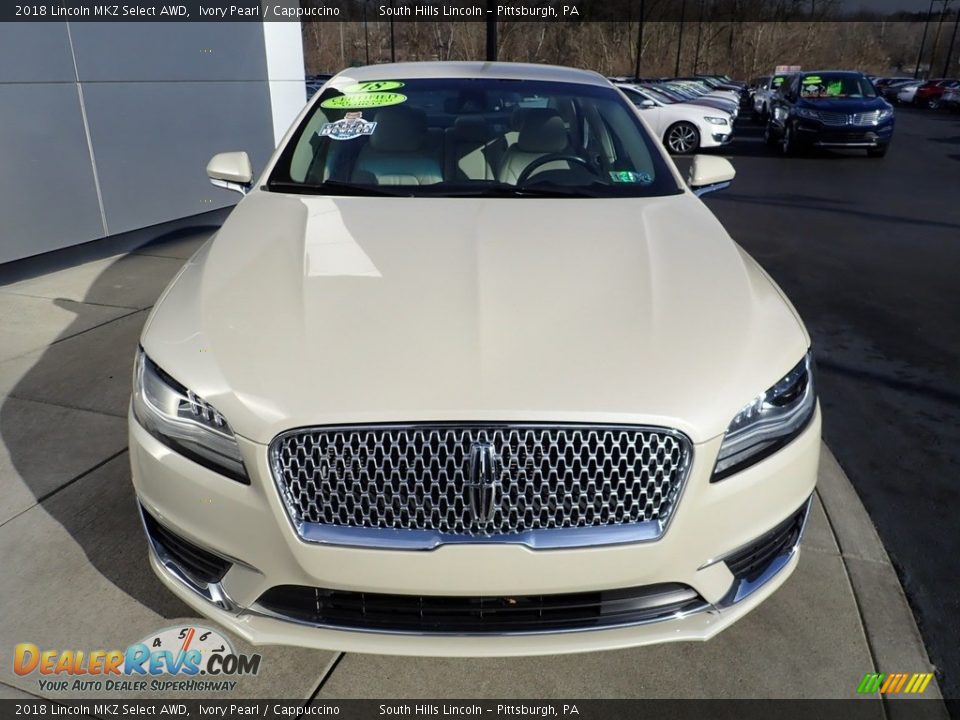 2018 Lincoln MKZ Select AWD Ivory Pearl / Cappuccino Photo #9