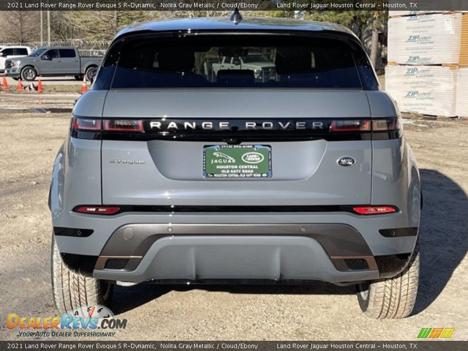 2021 Land Rover Range Rover Evoque S R-Dynamic Nolita Gray Metallic / Cloud/Ebony Photo #8