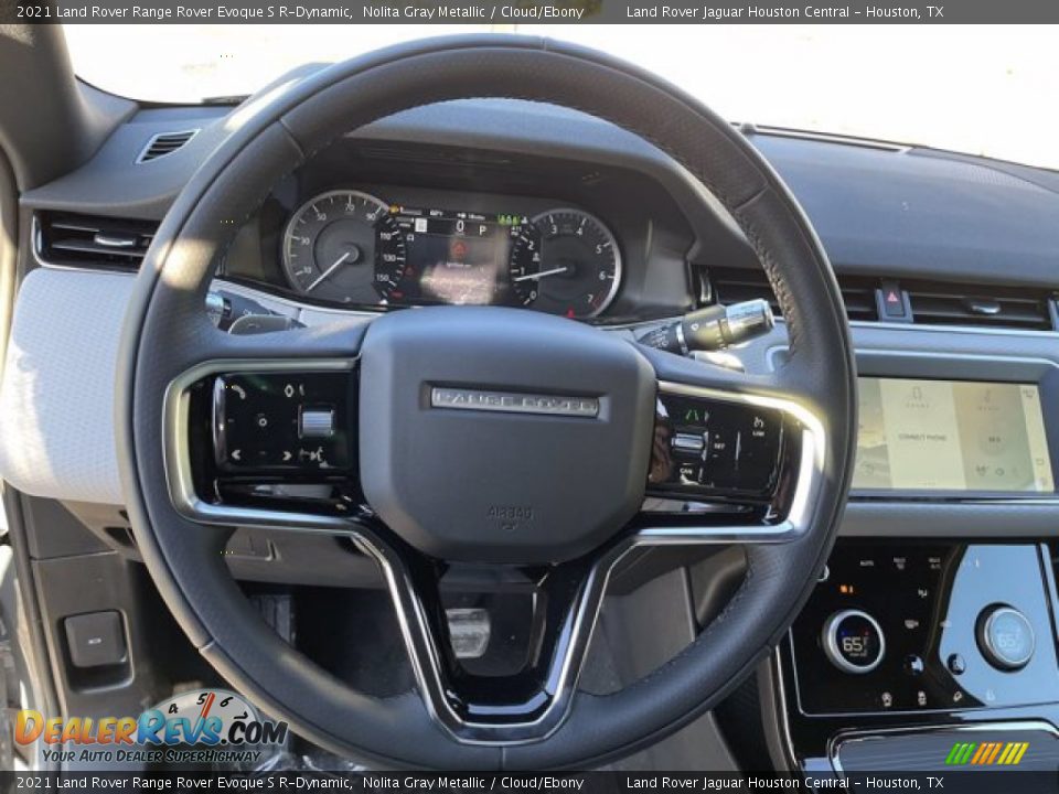 2021 Land Rover Range Rover Evoque S R-Dynamic Steering Wheel Photo #15