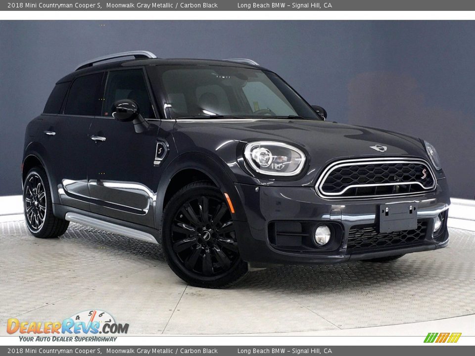 2018 Mini Countryman Cooper S Moonwalk Gray Metallic / Carbon Black Photo #1