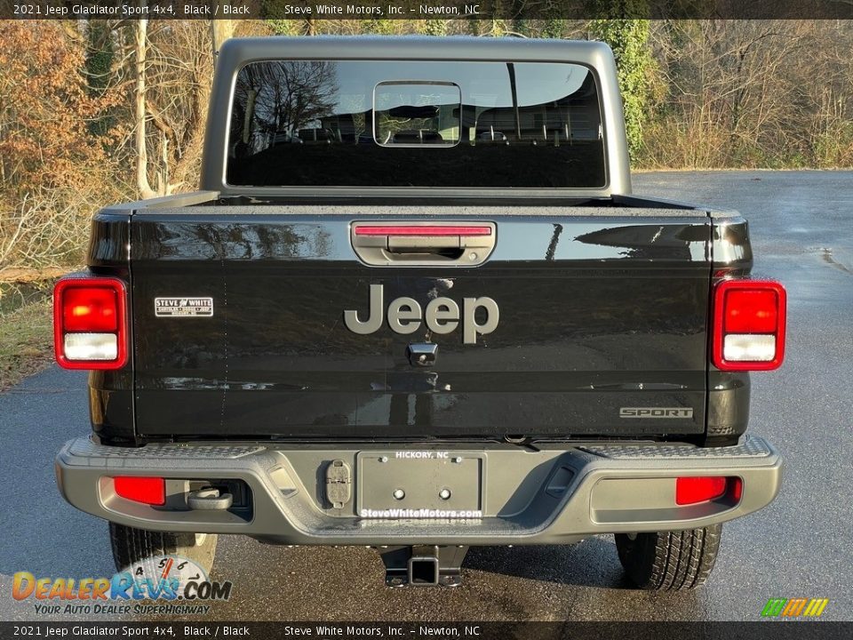 2021 Jeep Gladiator Sport 4x4 Black / Black Photo #7