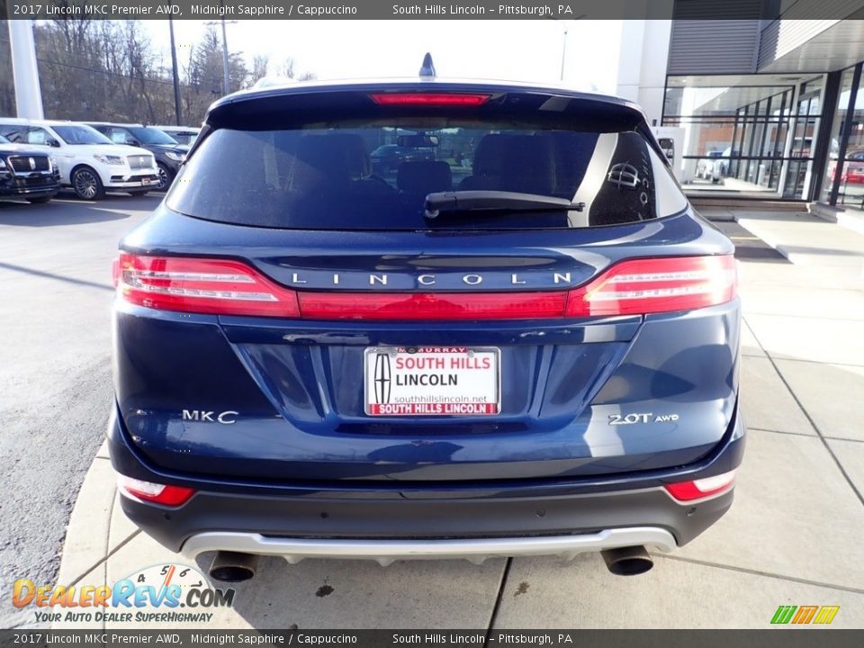 2017 Lincoln MKC Premier AWD Midnight Sapphire / Cappuccino Photo #4