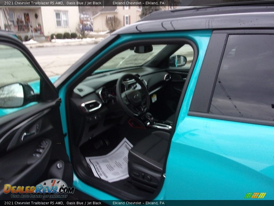 2021 Chevrolet Trailblazer RS AWD Oasis Blue / Jet Black Photo #13