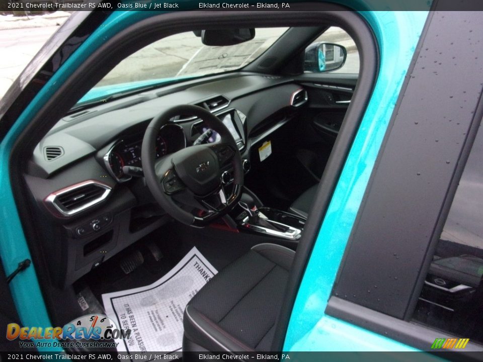 2021 Chevrolet Trailblazer RS AWD Oasis Blue / Jet Black Photo #14