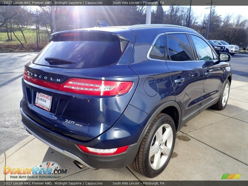 2017 Lincoln MKC Premier AWD Midnight Sapphire / Cappuccino Photo #6