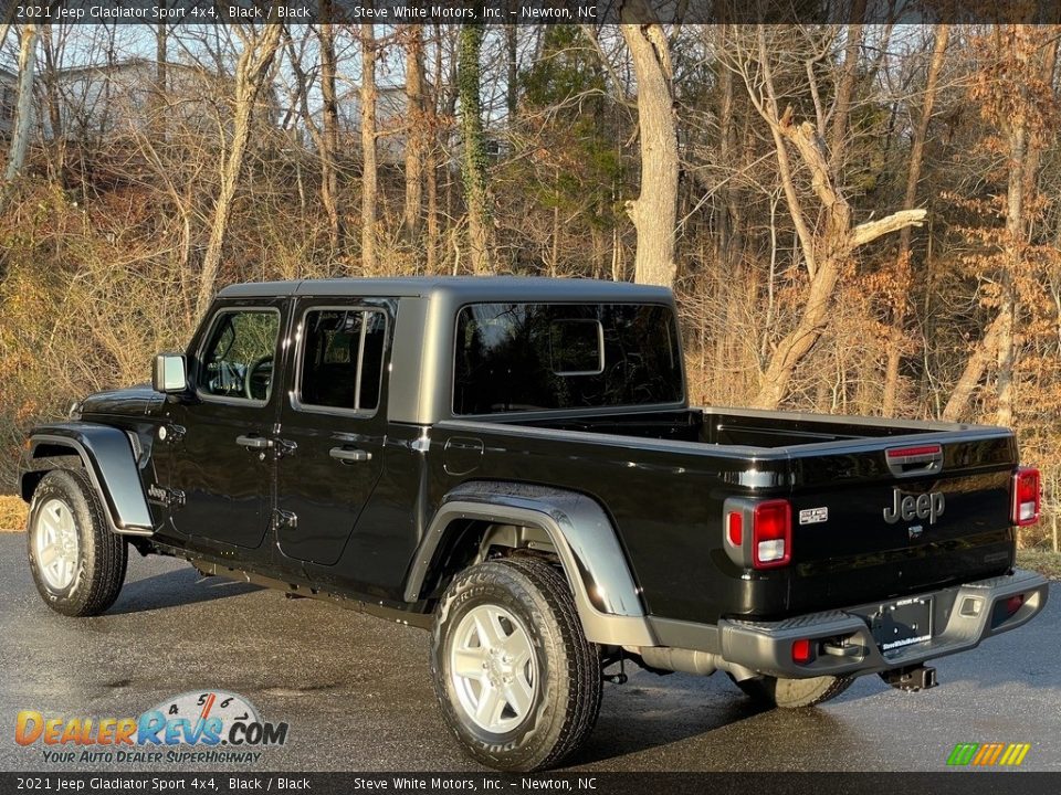 2021 Jeep Gladiator Sport 4x4 Black / Black Photo #9