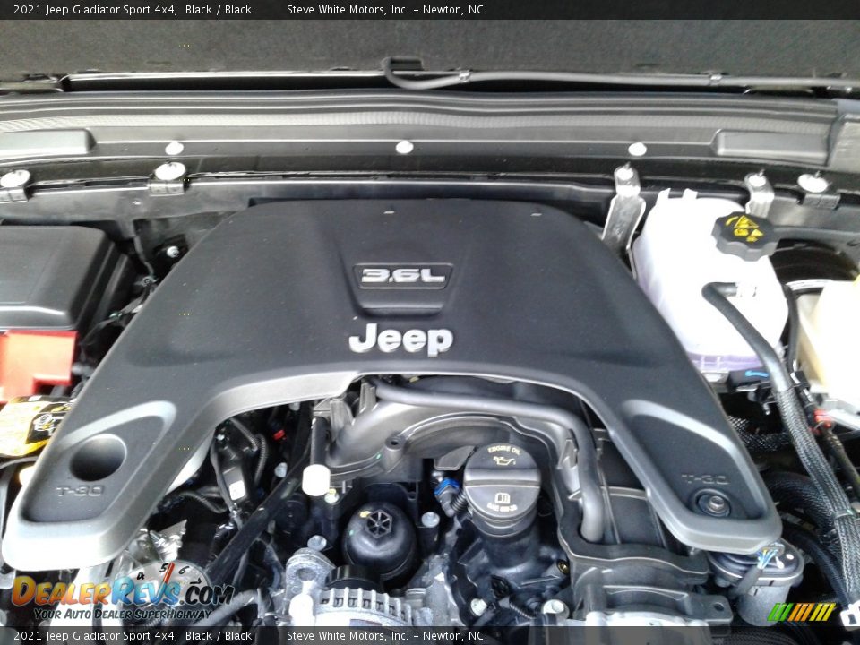 2021 Jeep Gladiator Sport 4x4 Black / Black Photo #11