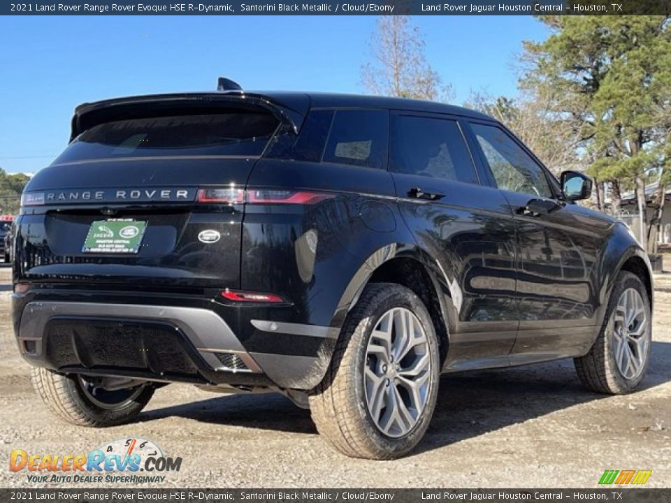 2021 Land Rover Range Rover Evoque HSE R-Dynamic Santorini Black Metallic / Cloud/Ebony Photo #3