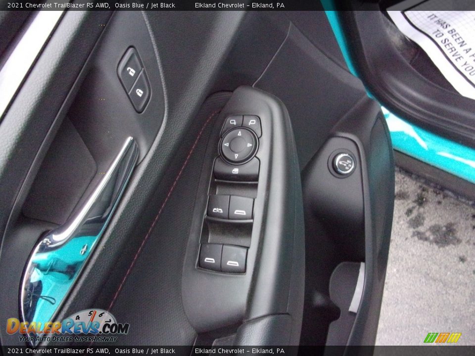 2021 Chevrolet TrailBlazer RS AWD Oasis Blue / Jet Black Photo #17