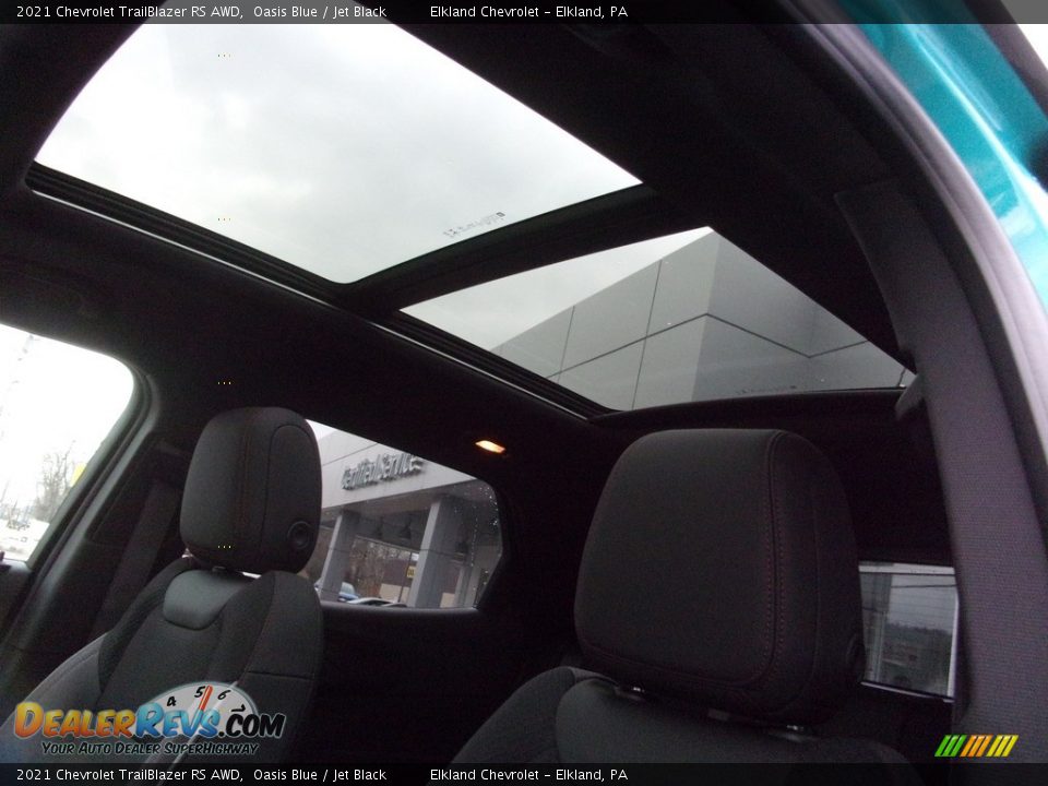 2021 Chevrolet TrailBlazer RS AWD Oasis Blue / Jet Black Photo #19