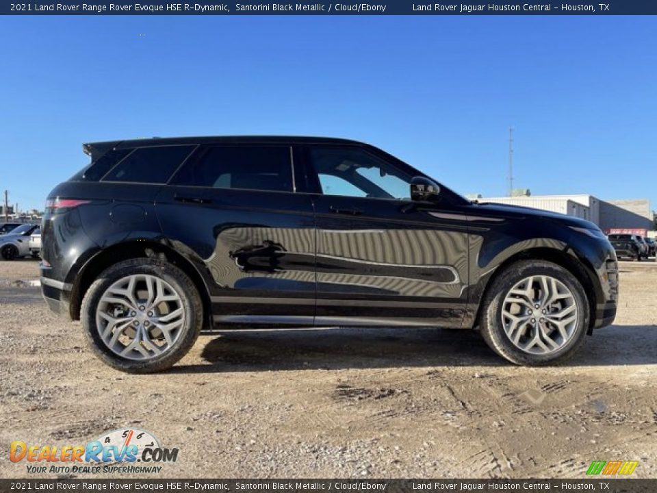 Santorini Black Metallic 2021 Land Rover Range Rover Evoque HSE R-Dynamic Photo #8