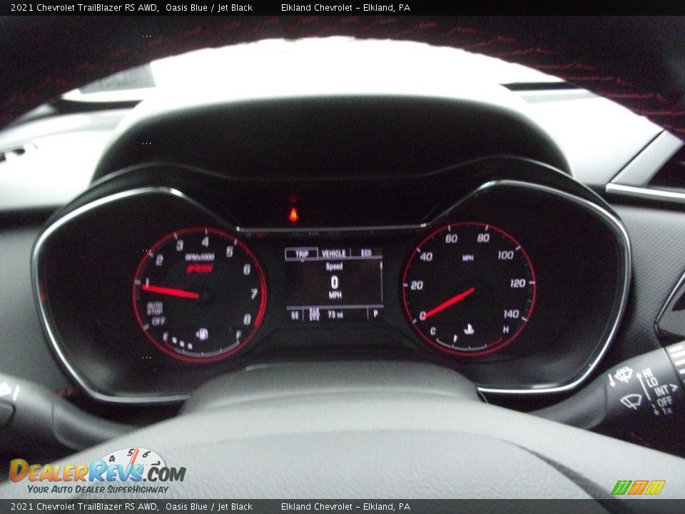 2021 Chevrolet TrailBlazer RS AWD Oasis Blue / Jet Black Photo #20