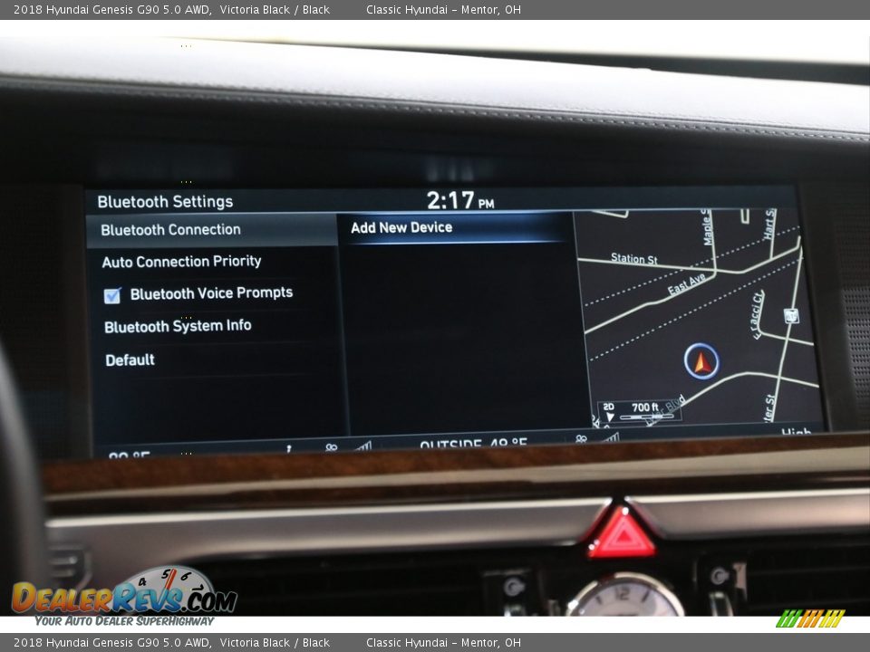 2018 Hyundai Genesis G90 5.0 AWD Victoria Black / Black Photo #15