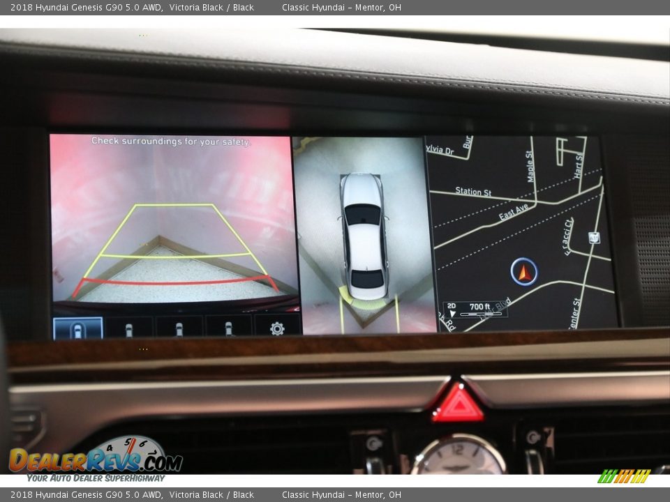 2018 Hyundai Genesis G90 5.0 AWD Victoria Black / Black Photo #16