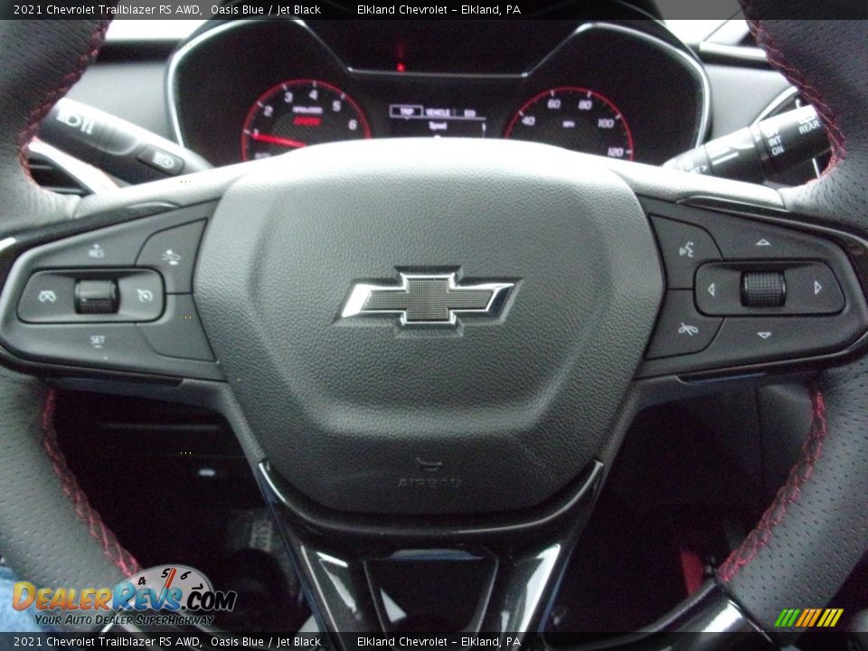 2021 Chevrolet Trailblazer RS AWD Steering Wheel Photo #21