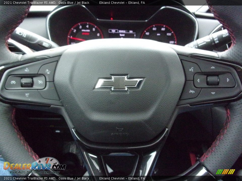 2021 Chevrolet TrailBlazer RS AWD Steering Wheel Photo #21