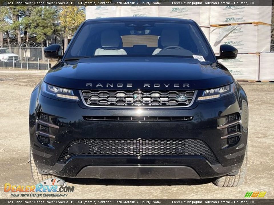 2021 Land Rover Range Rover Evoque HSE R-Dynamic Santorini Black Metallic / Cloud/Ebony Photo #10