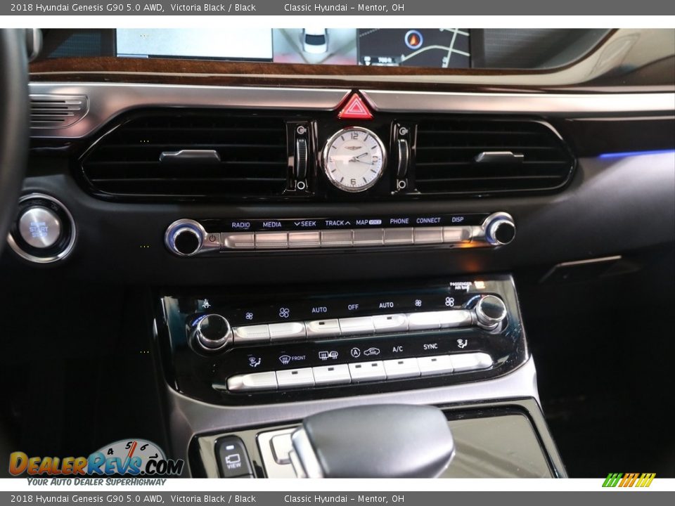 2018 Hyundai Genesis G90 5.0 AWD Victoria Black / Black Photo #17