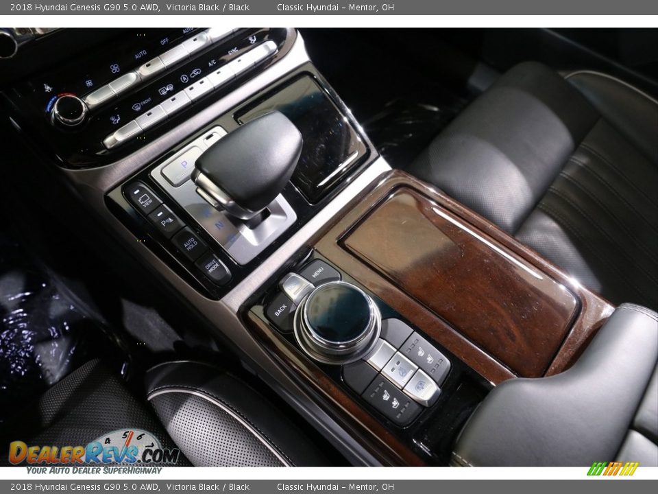 2018 Hyundai Genesis G90 5.0 AWD Victoria Black / Black Photo #18