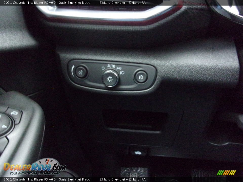 2021 Chevrolet TrailBlazer RS AWD Oasis Blue / Jet Black Photo #24