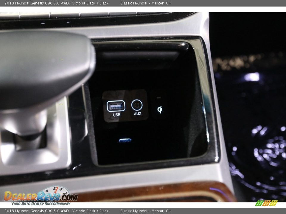 2018 Hyundai Genesis G90 5.0 AWD Victoria Black / Black Photo #20