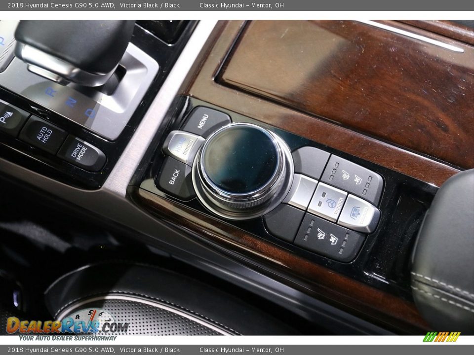 2018 Hyundai Genesis G90 5.0 AWD Victoria Black / Black Photo #21