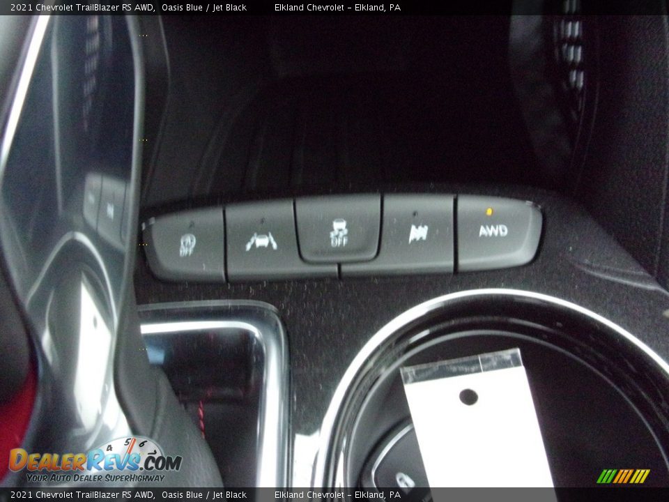 2021 Chevrolet TrailBlazer RS AWD Oasis Blue / Jet Black Photo #26