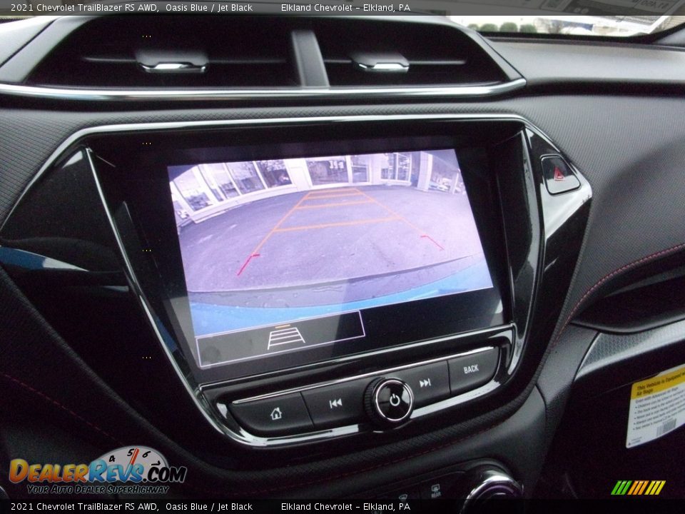 2021 Chevrolet TrailBlazer RS AWD Oasis Blue / Jet Black Photo #29