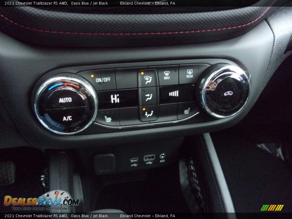 Controls of 2021 Chevrolet Trailblazer RS AWD Photo #30