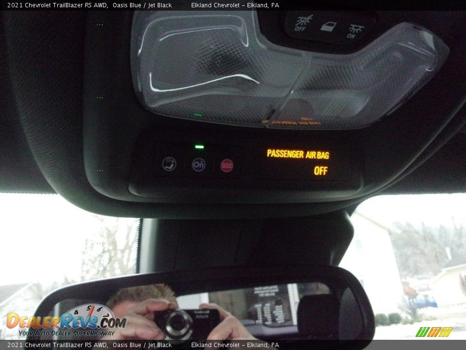 2021 Chevrolet TrailBlazer RS AWD Oasis Blue / Jet Black Photo #31