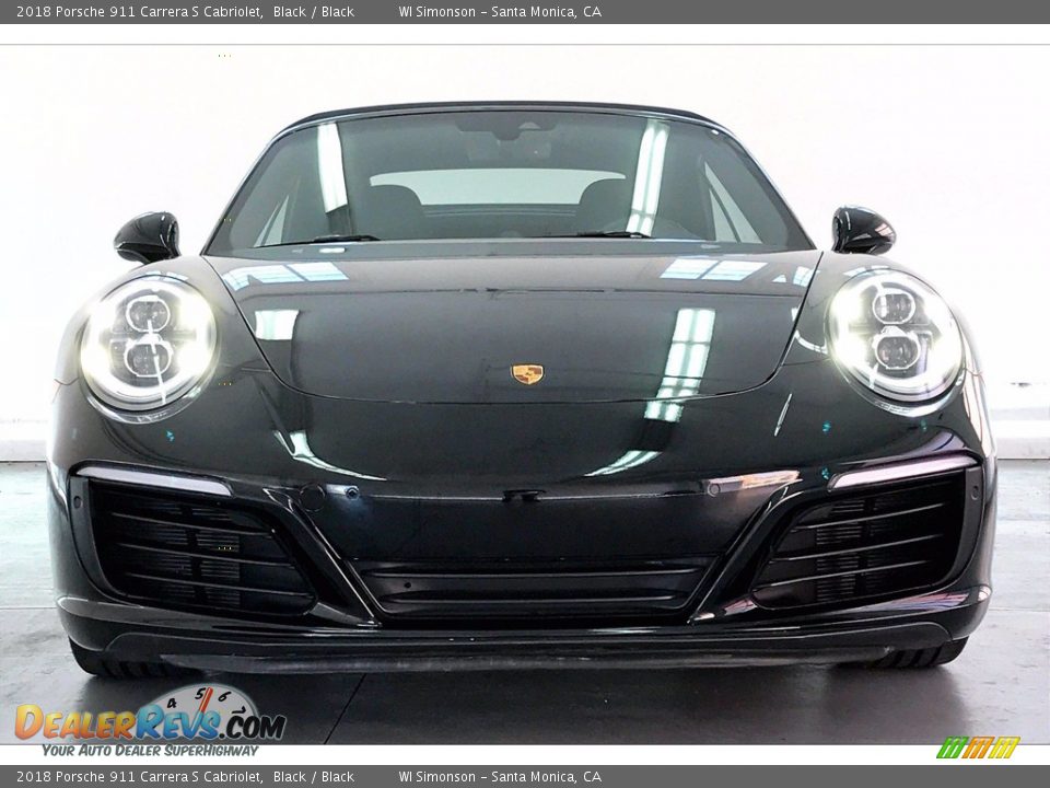 2018 Porsche 911 Carrera S Cabriolet Black / Black Photo #2