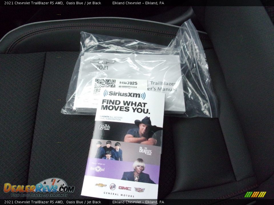 2021 Chevrolet TrailBlazer RS AWD Oasis Blue / Jet Black Photo #34