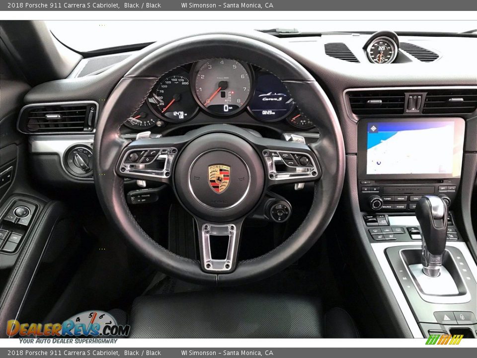 2018 Porsche 911 Carrera S Cabriolet Black / Black Photo #4