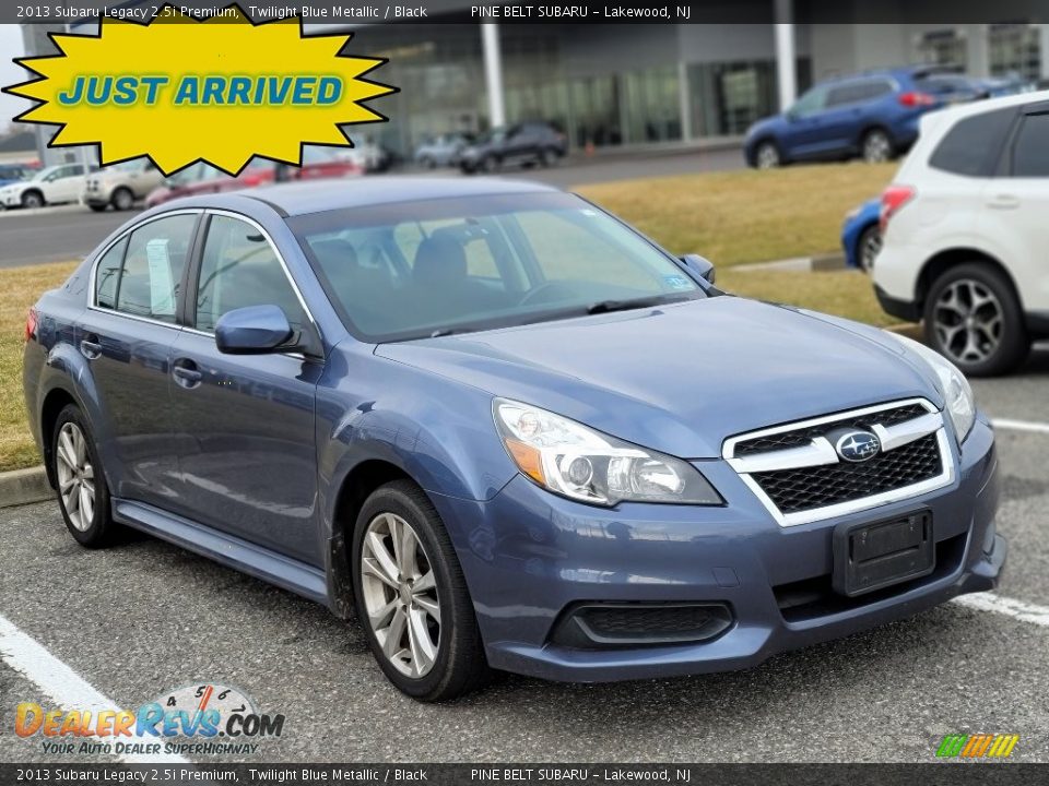 2013 Subaru Legacy 2.5i Premium Twilight Blue Metallic / Black Photo #1