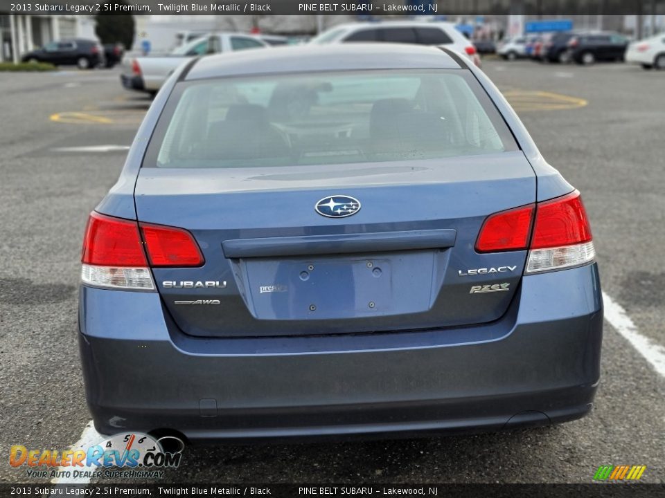 2013 Subaru Legacy 2.5i Premium Twilight Blue Metallic / Black Photo #3
