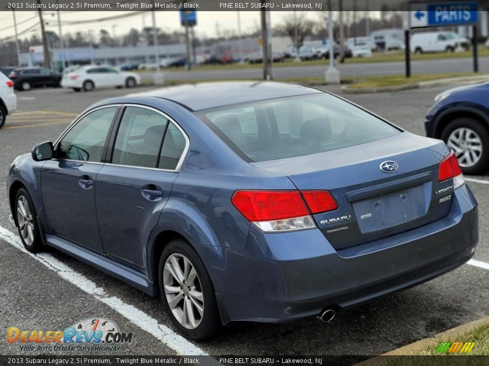 2013 Subaru Legacy 2.5i Premium Twilight Blue Metallic / Black Photo #4