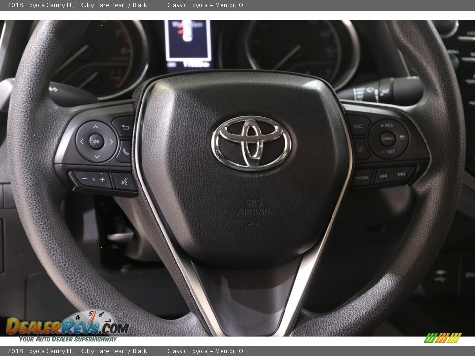 2018 Toyota Camry LE Ruby Flare Pearl / Black Photo #6