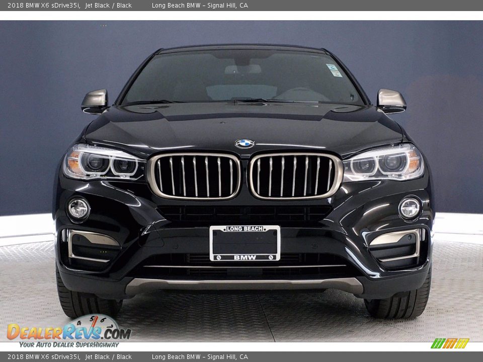 2018 BMW X6 sDrive35i Jet Black / Black Photo #2