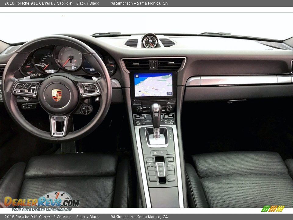 Dashboard of 2018 Porsche 911 Carrera S Cabriolet Photo #15